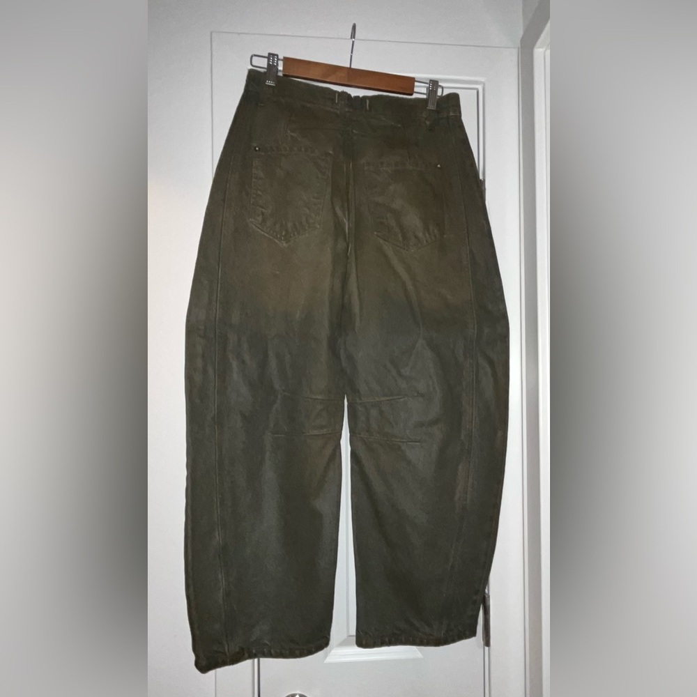 We The Free Khaki/Olive glazed jeans - Picture 2 of 2